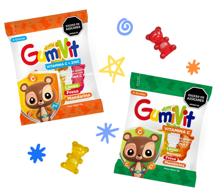 Envases de gomitas