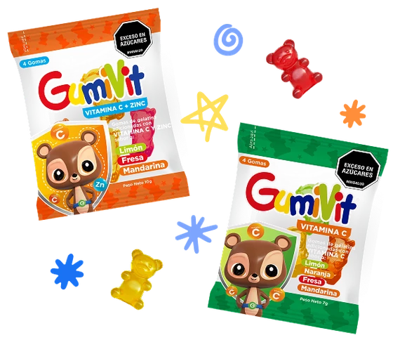 Mini sobres de Gumivit