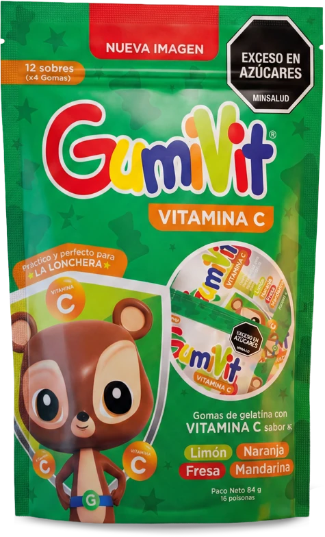 Empaque de Gumivit Vitamina C